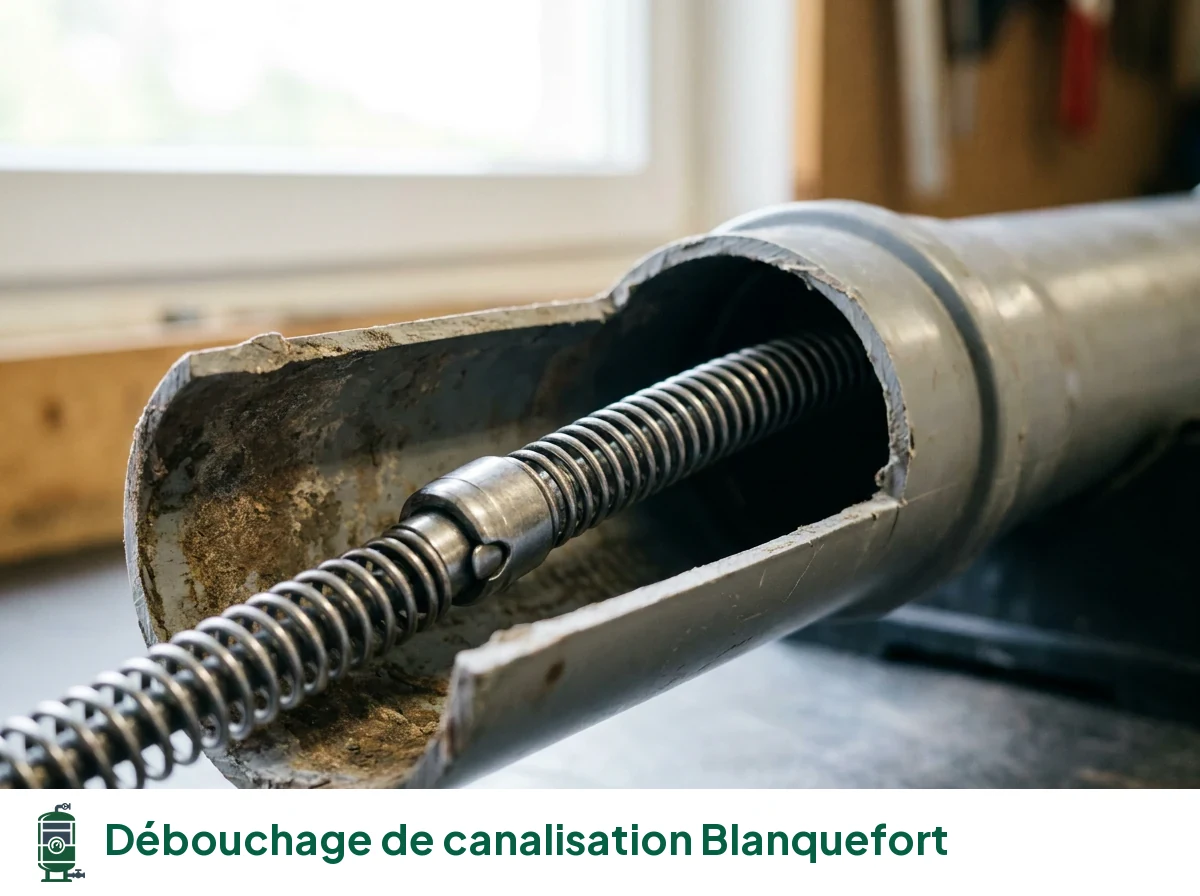 Débouchage de canalisation à Blanquefort