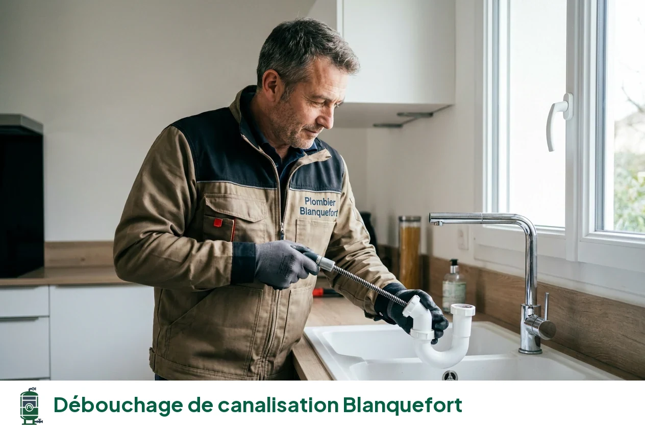 Débouchage de canalisation à Blanquefort