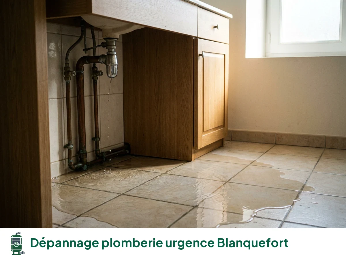 Dépannage plomberie urgence à Blanquefort