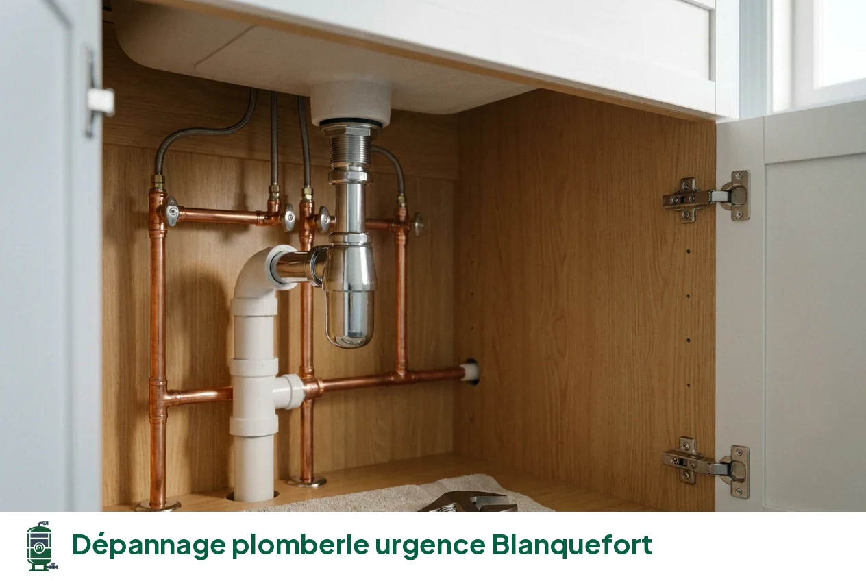 Dépannage plomberie urgence à Blanquefort