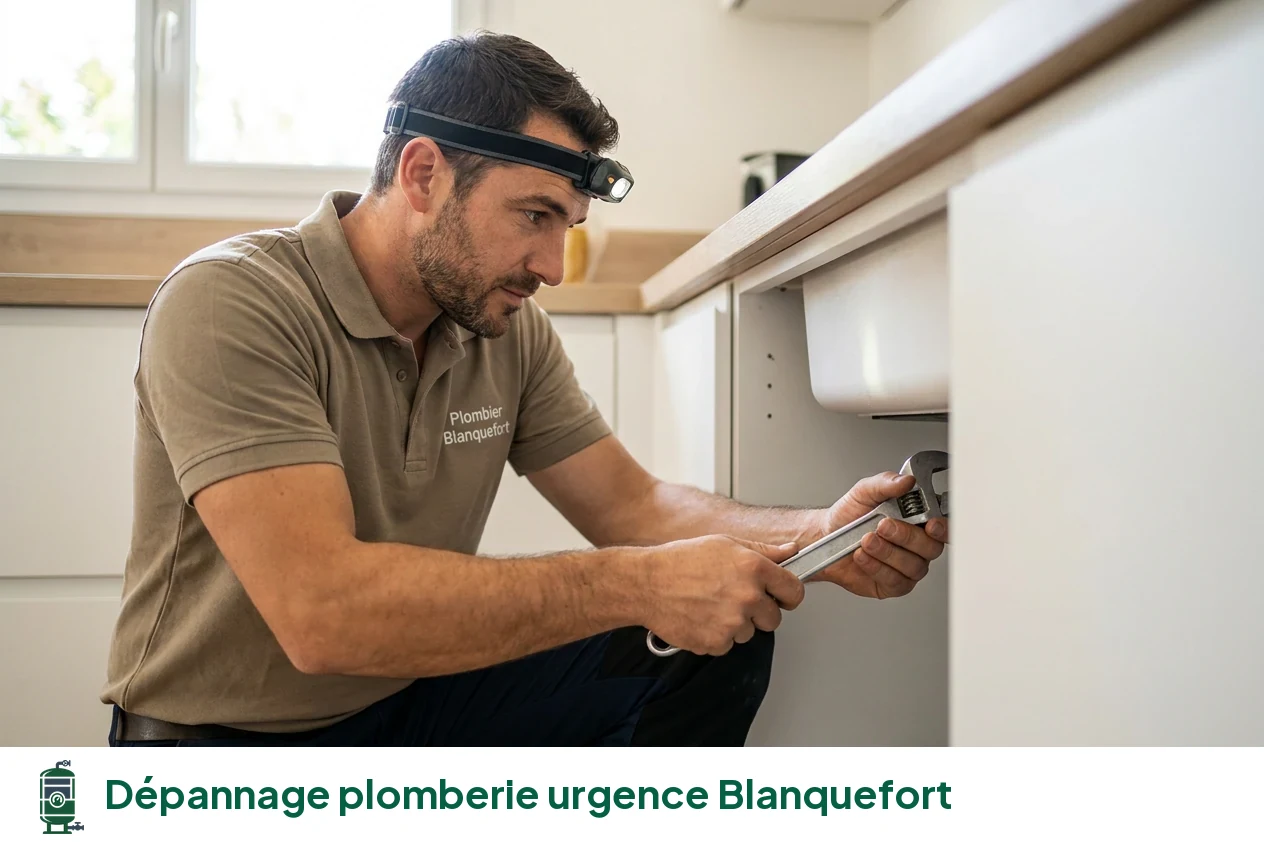 Dépannage plomberie urgence à Blanquefort
