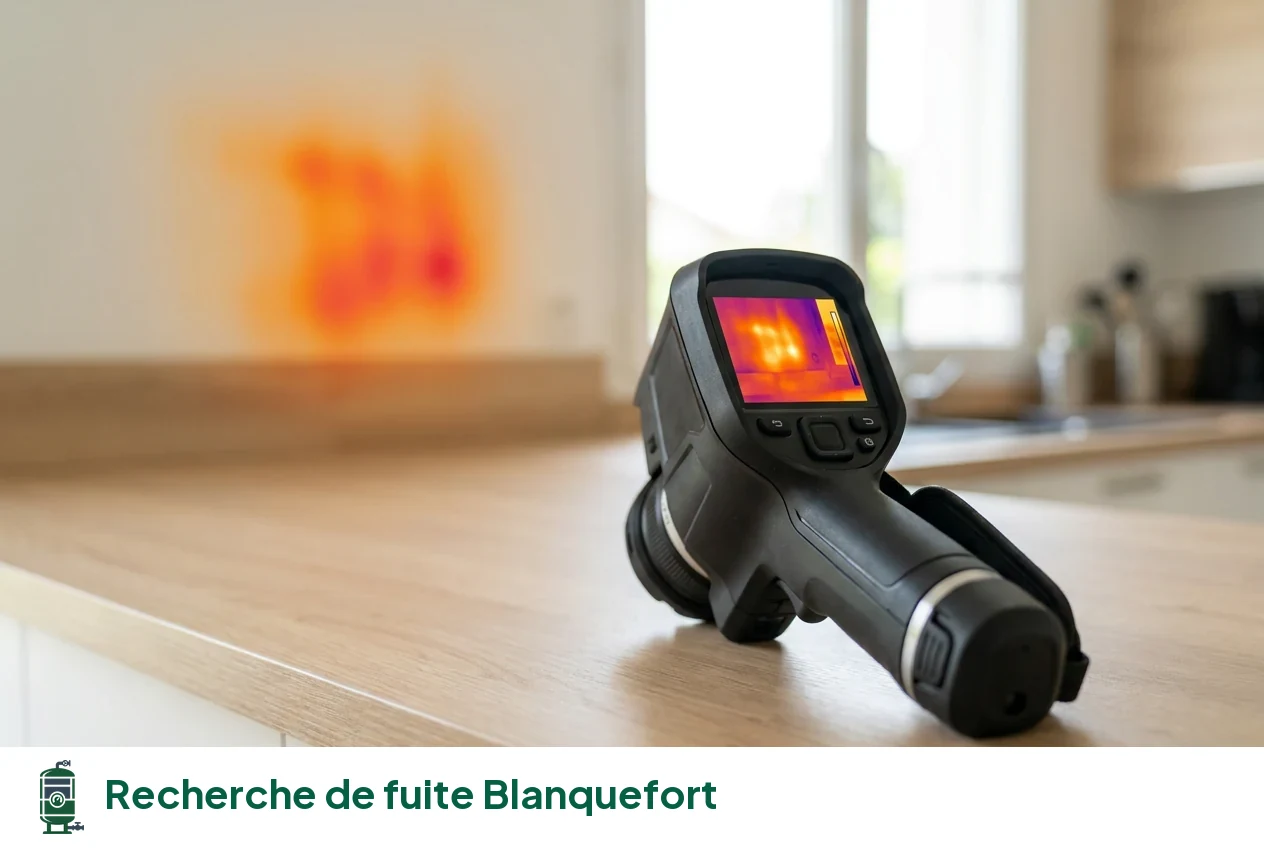 Recherche de fuite à Blanquefort