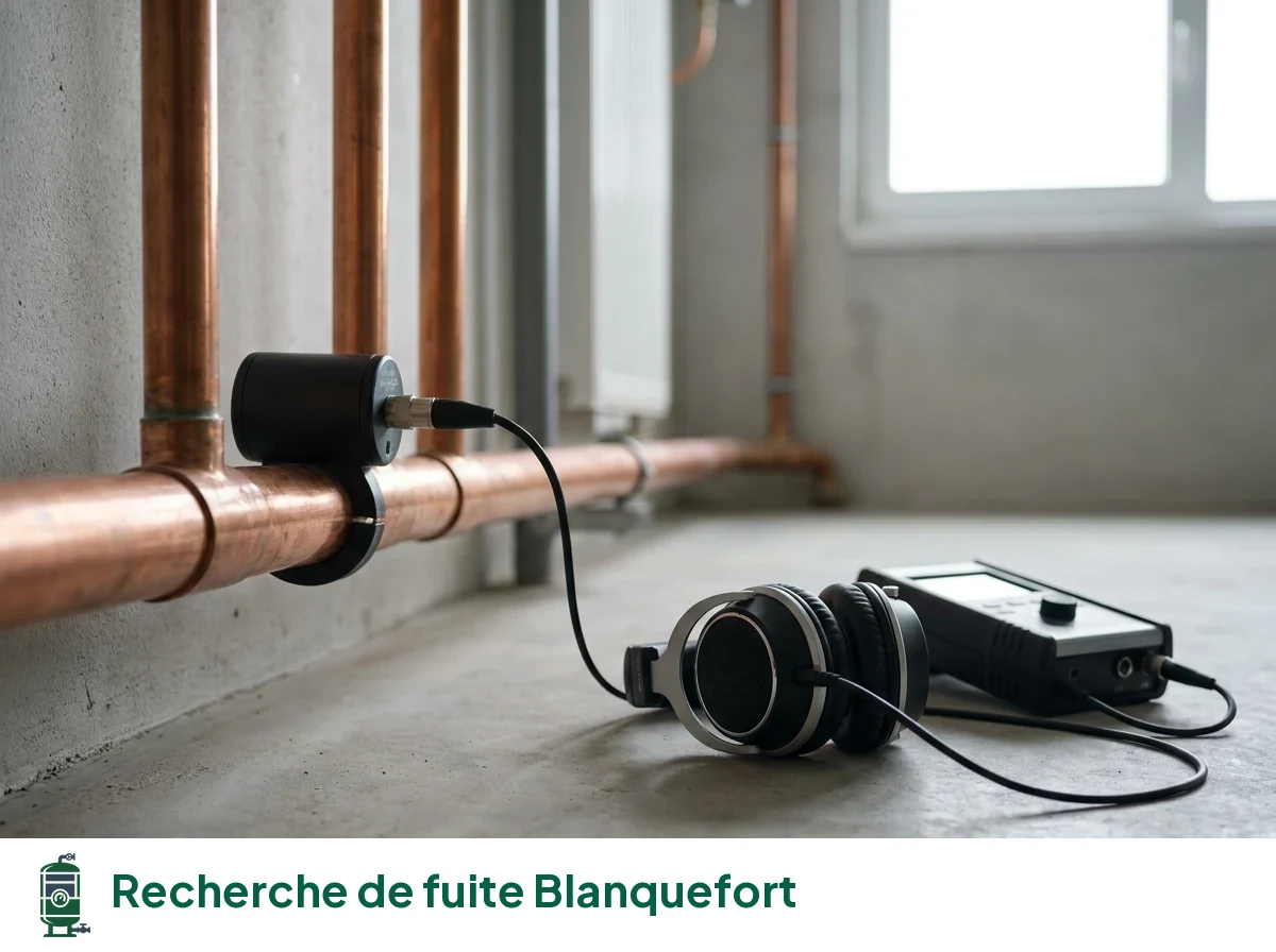 Recherche de fuite à Blanquefort