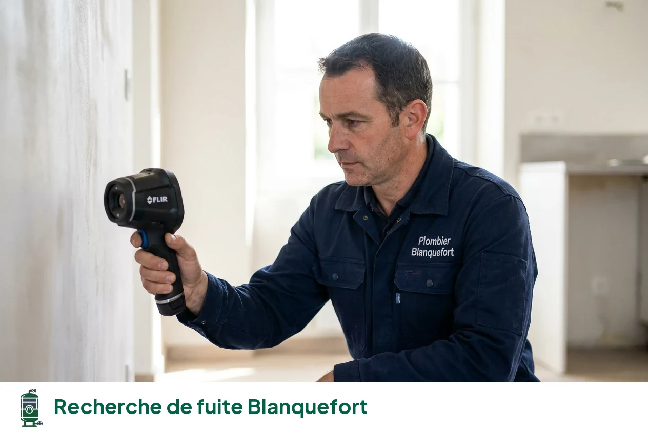 Recherche de fuite à Blanquefort