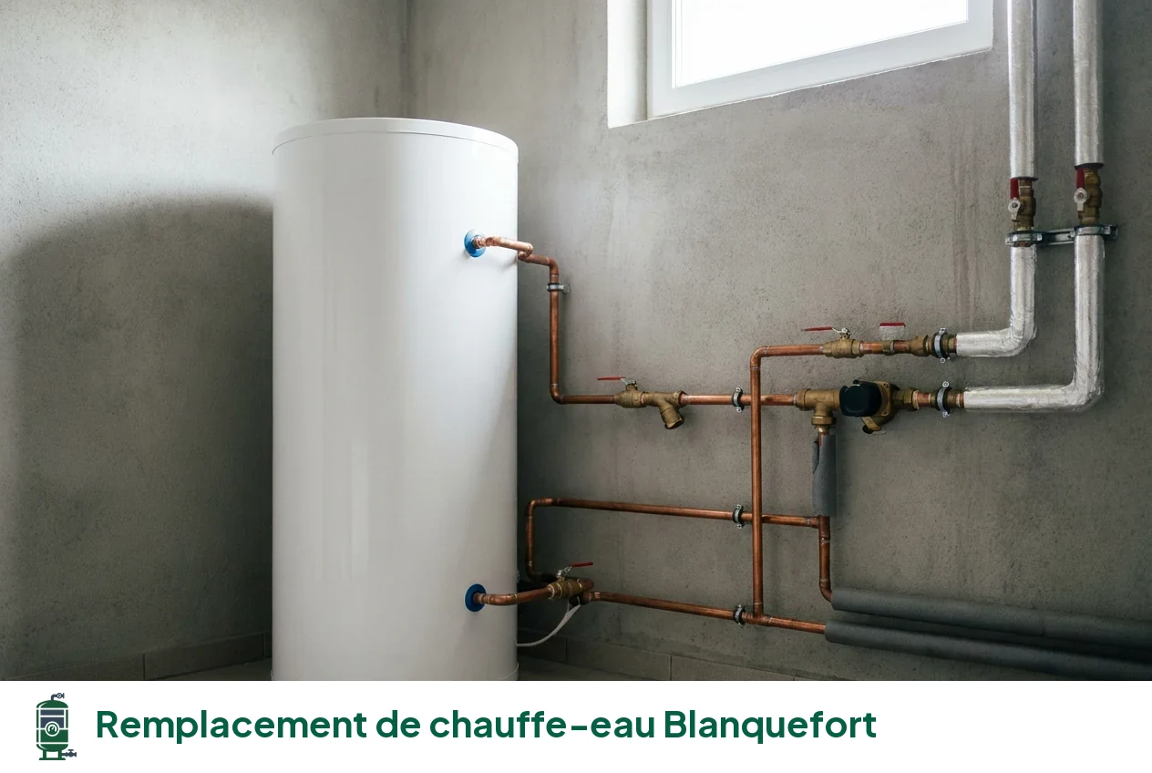 Remplacement de chauffe-eau à Blanquefort