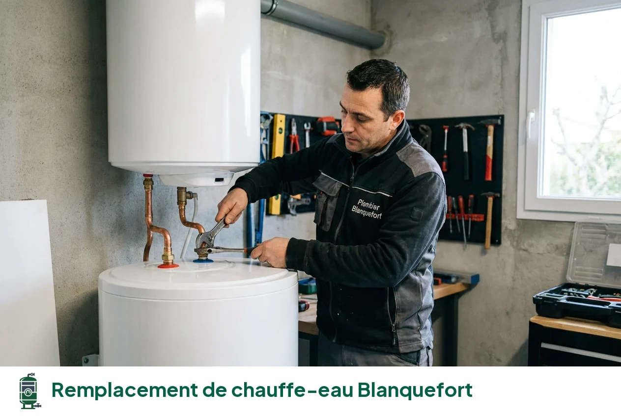 Remplacement de chauffe-eau à Blanquefort