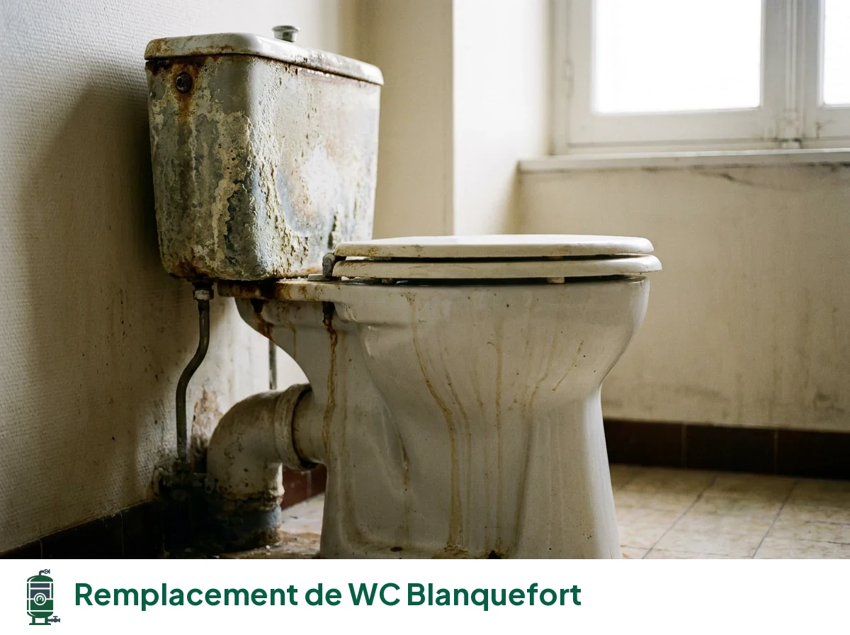 Remplacement de WC à Blanquefort