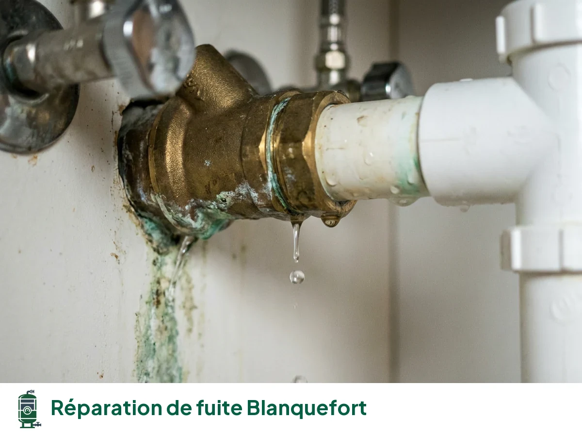 Réparation de fuite à Blanquefort
